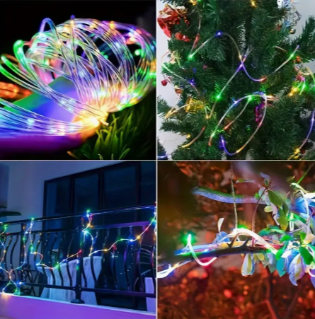 Luces Led Solares Navideñas 10 Metros