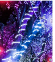 Luces Led Solares Navideñas 20 Metros