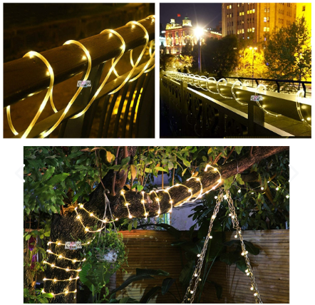 Luces Led Solares Navideñas 10 Metros